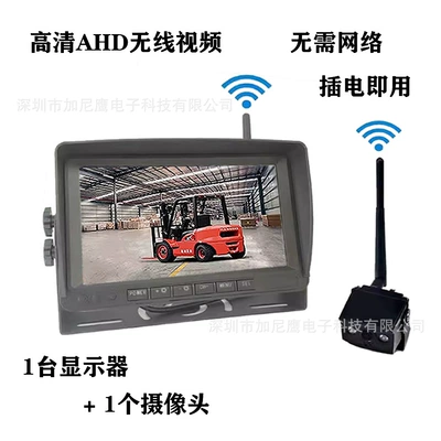 Ganiying Car 9inch Wireless Monitor Hd Ahd Camera Forklift Reversing Image Video Monitoring Kit (Car display) - 9inch-wireless-1-channel-video
