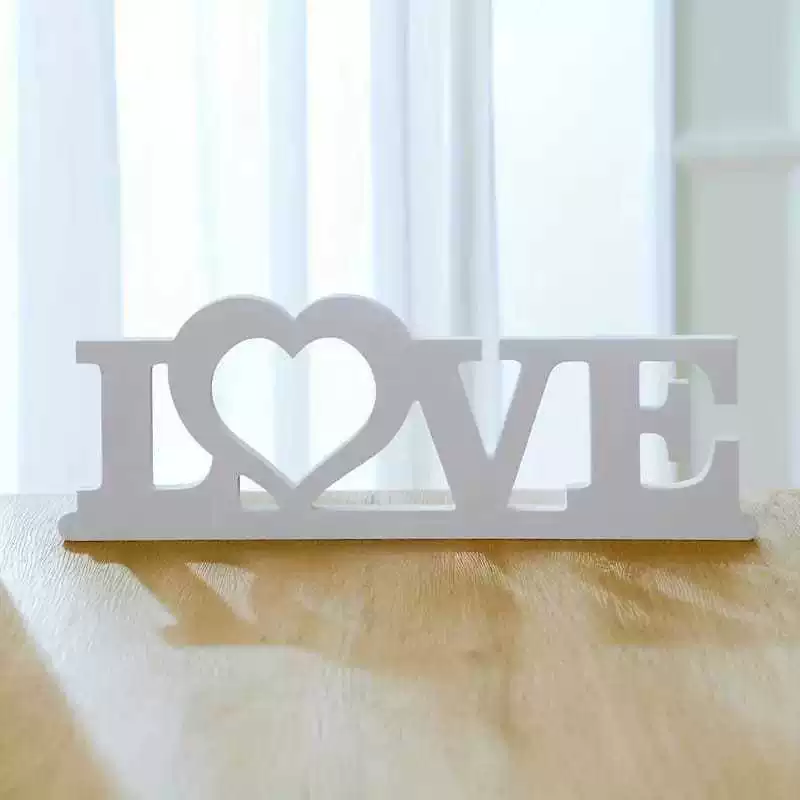 Трансграничный Новый День Святого Валентина LOVE Логотип снежной доски креативный орнамент домашний стол спальни стерео декор