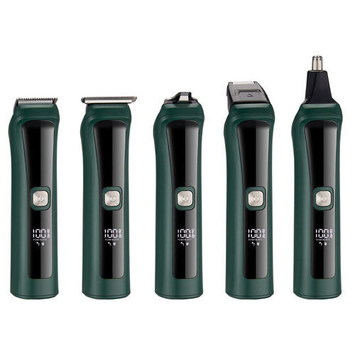 Cross-border new electric hair trimmer, Amazon waterproof hair cutting shear set, rechargeable electric razor