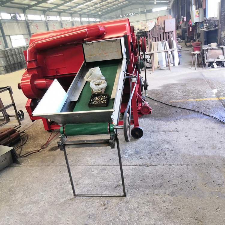 打谷机高粱脱粒机125型电动稻麦脱粒机藜麦黄豆用水稻打粒机