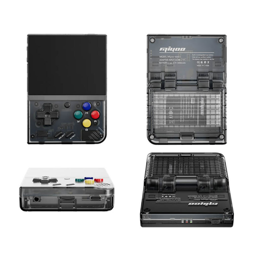 Miyoo mini Plus + consola de juegos retro clásico nostálgico pantalla HD de 3,5 pulgadas GBA portátil transfronteriza