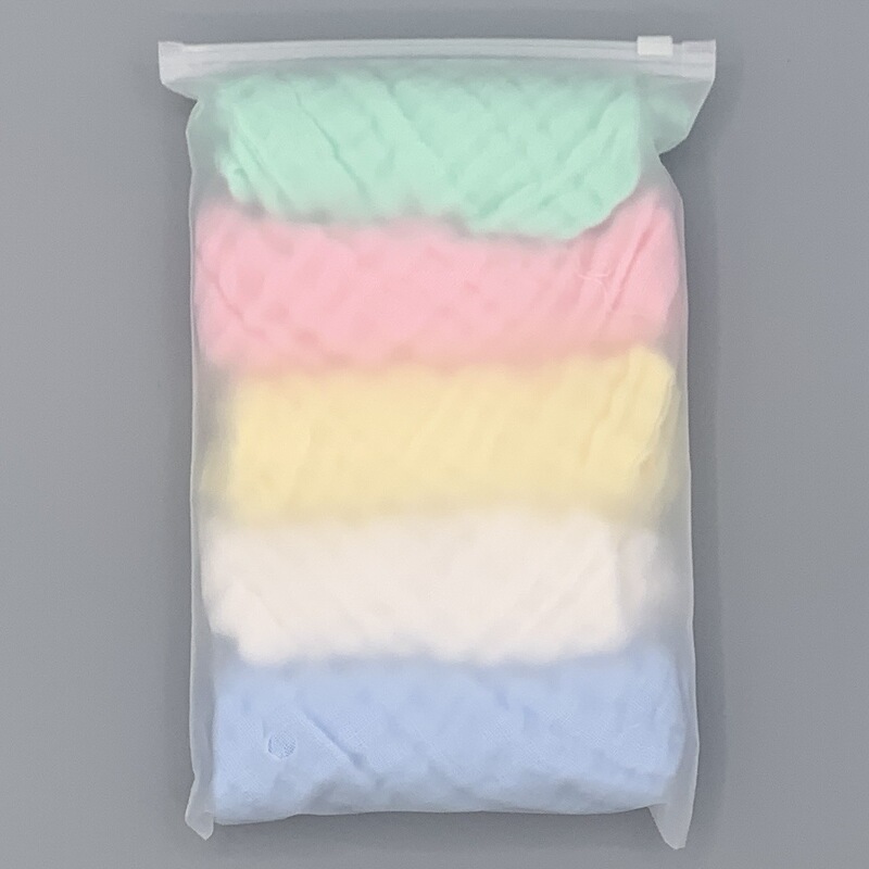 Cotton Baby 6 six-layer plain color saliva towel gauze kindergarten solid color square towel children's towel handkerchief wash face Category A