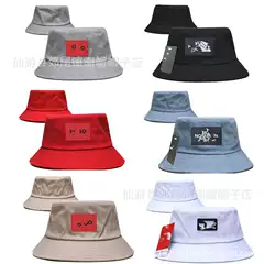 Hat Men's and Women's Spring and Summer Trendy Brand Short-brimmed Fisherman Hat Single-sided ins Basin Hat Sun Protection Sun Shade Hat Men's Fisherman Hat Big Head