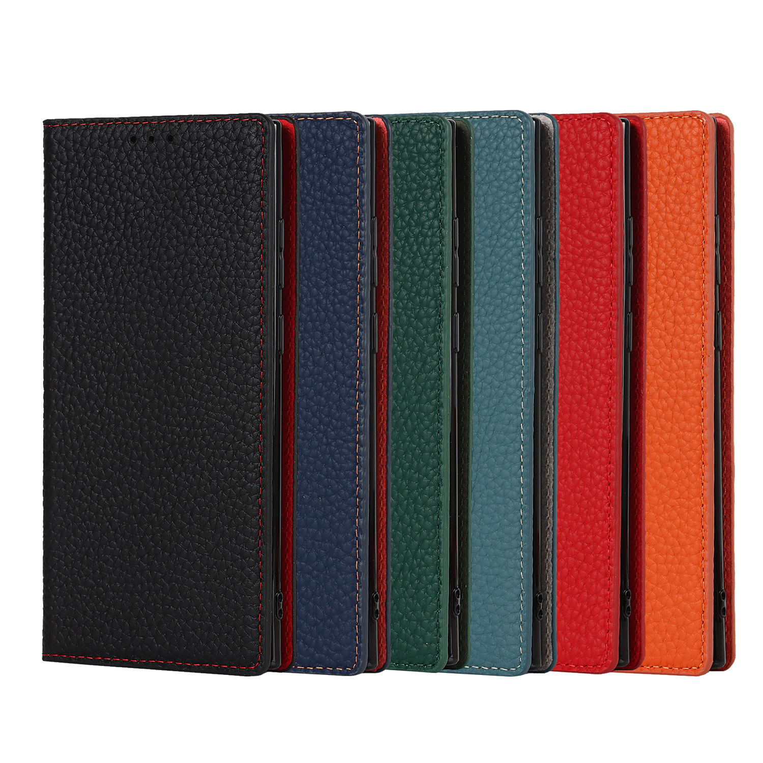 Genuine Leather Protective Case For Samsung Galaxy S24 And S25 Ultra_voghion.com