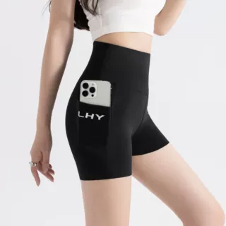 鲨鱼口袋防走光安全裤女夏薄款芭比收腹提臀无痕高腰冰丝打底短裤