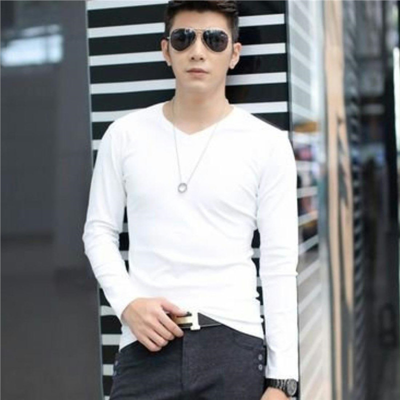 퓨어 화이트 긴팔 레귤러