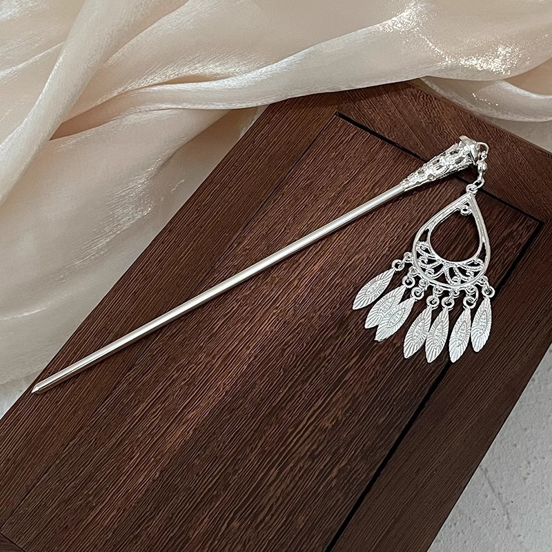 Nuevo estilo chino flange flores alfileres de cabello de alta calidad mujer cabeza trasera alfileres de cabello chino cheongsamos alfileres de cabello tocado