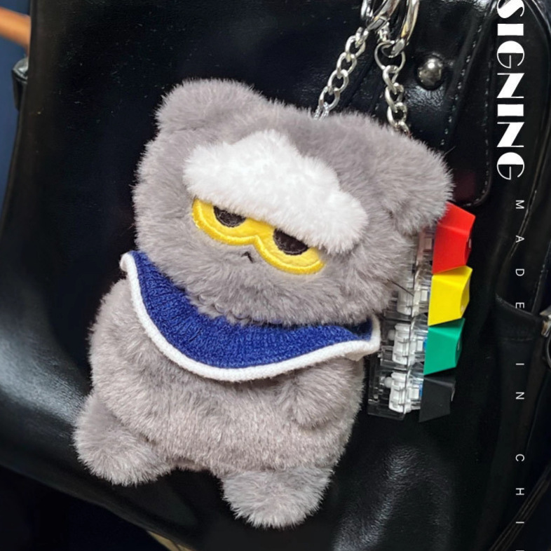 Same Style Zoa Doll G-Dragon Cat Plush Toy Kitten Zoa Keychain Cute Doll Peripheral Decoration