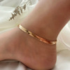 Metal chain, ankle bracelet, accessory, European style, Aliexpress, wholesale