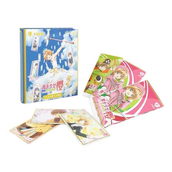 Kabao cultural creative magic card girl Cherry card small cherry transparent card article germination bag small wolf bag collection card large card book
