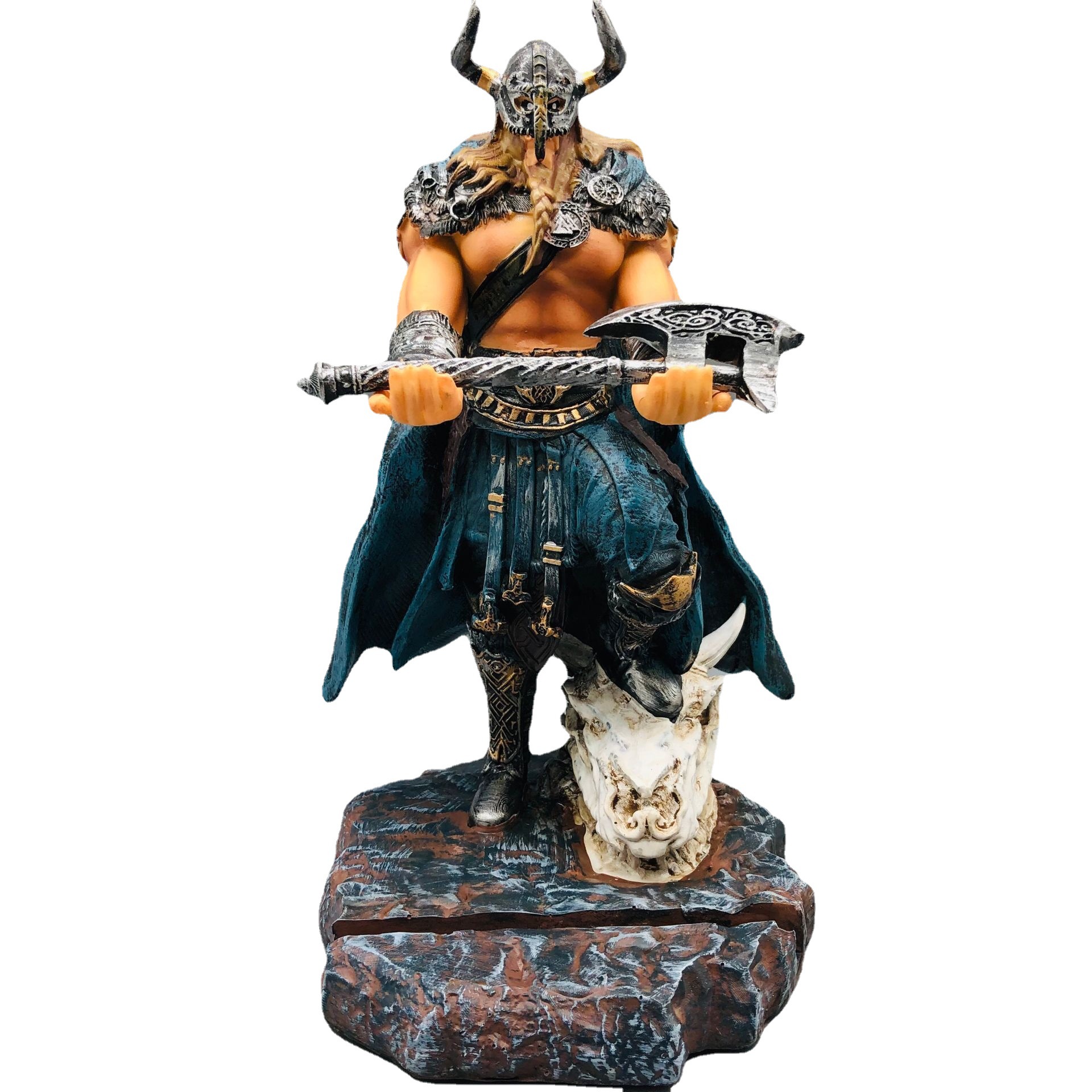 Vikings Cuerno de búfalo casco bolígrafo soporte para teléfonos móviles bolígrafo enchufe creativo bolígrafo soporte para bolígrafo PEN HOLDER adornos