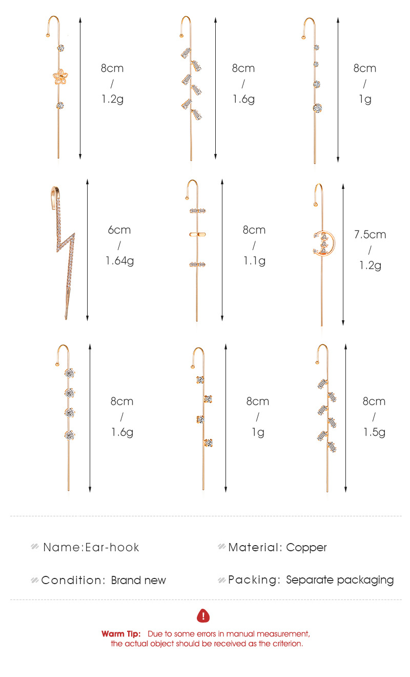 4g Weight Ear Studs Classification Ear Cartilage Rings & Studs Piercing Type 1 Piece Ear Cartilage Rings & Studs Vintage Style Geometric Copper Ear Cartilage Rings & Studs