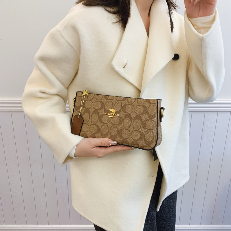 Bolso mujer 2025 nuevo bolso de mahjong Kou C bolso de axila bolso clásico de mensajero de un solo hombro cadena mano pequeño bolso cuadrado mujer