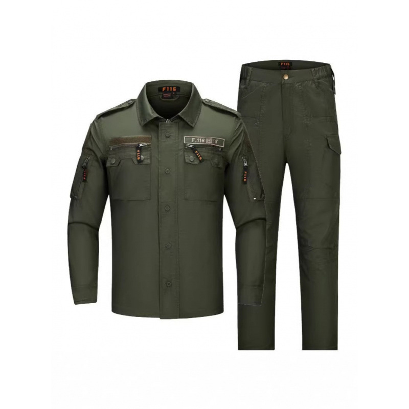 Casual Camouflage Clothing F116 Suit Breathable and Wear-Resistant Outdoor Tactical Shirt