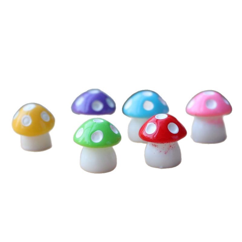 模擬樹脂キノコ、椎茸、えのきモデル装飾品、マイクロランドスケープ水景装飾、49元以上送料無料|undefined