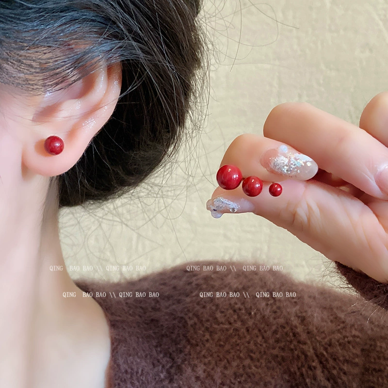 Серьги, cinnabar, высококачественный стиль