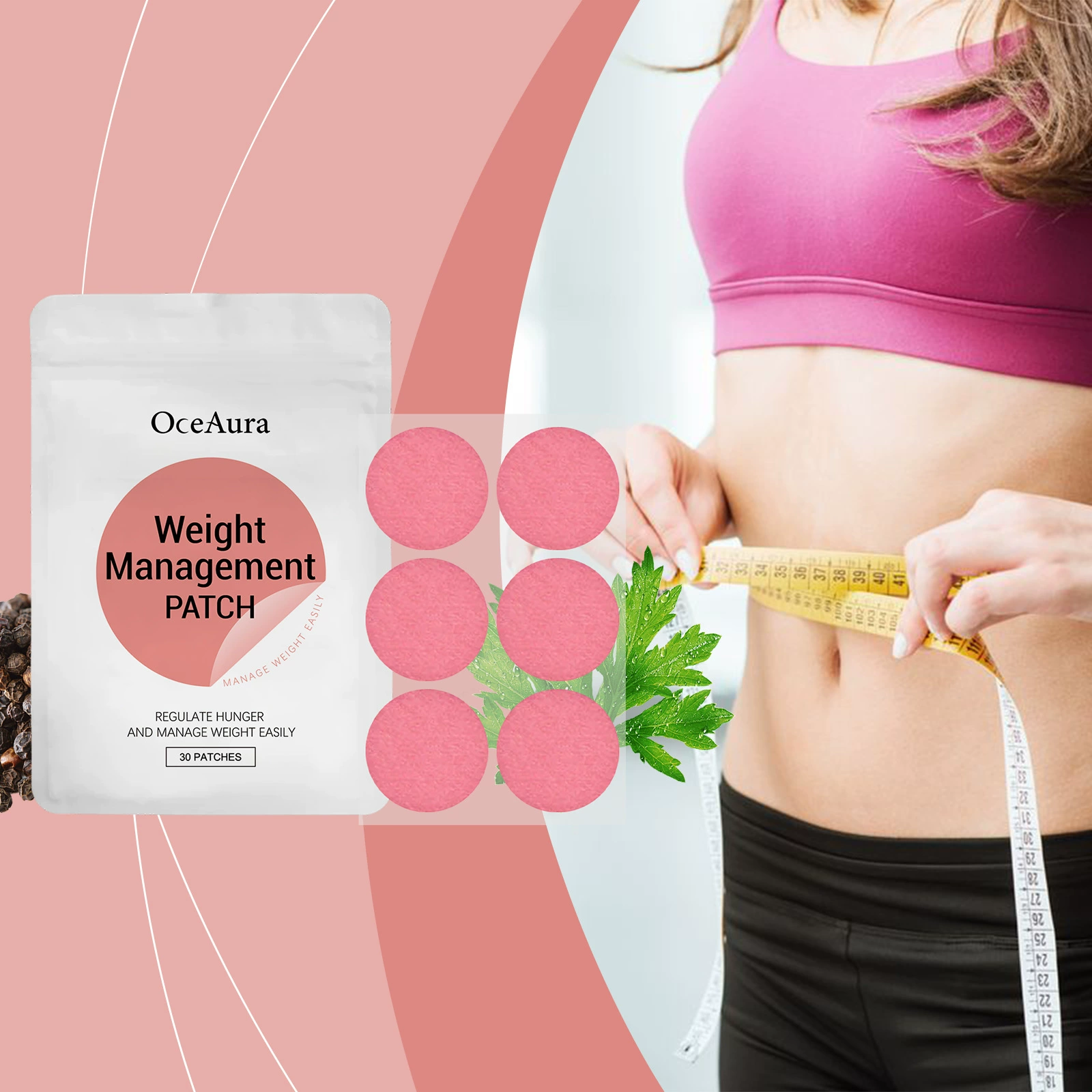 OCEAURA наклейка для ухода за телом нежный уход за кожей, подтянутый контур