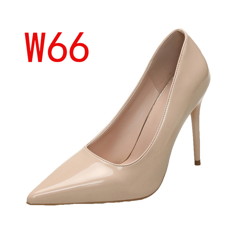 Zapatos de trabajo de tacones negros de otoño de color sólido 2025, tacones delgados, tamaño 41 - 43 temperamento de alto nivel, un pedaleo