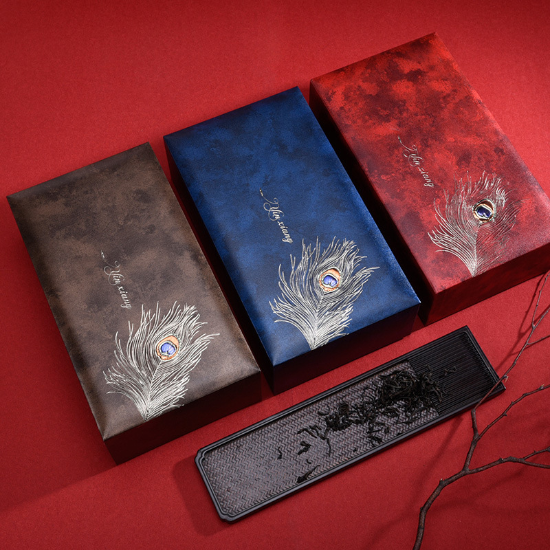 茶叶包装盒高档空礼盒绿茶岩茶红茶铁观音摆泡空盒中药包装印象H