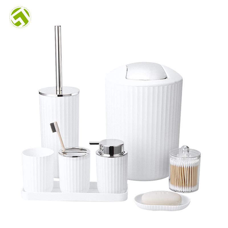 Nueva casa B & B Hotel baño washstand suministros decoración diente taza traje pareja enjuague bucal taza baño ocho conjuntos
