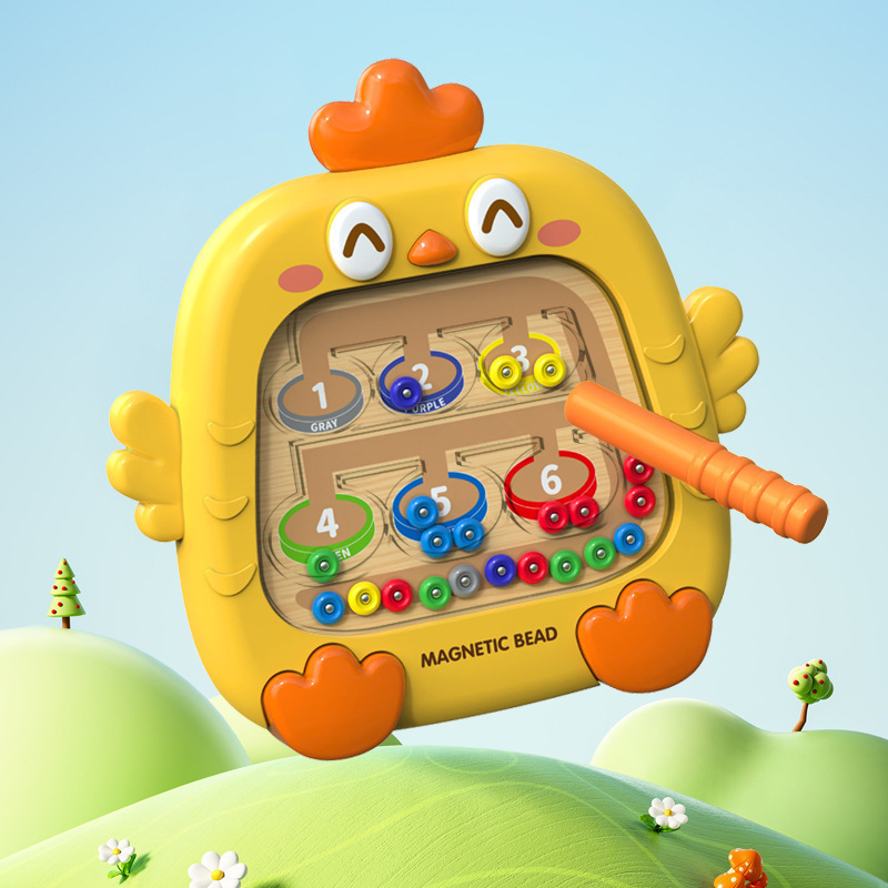 Chicken magnetic brush drawing board baby logical thinking exercise children's educational toys kindergarten reward small toys Chicken magnetic brush drawing board baby logical thinking exercise children's educational toys kindergarten reward small toys