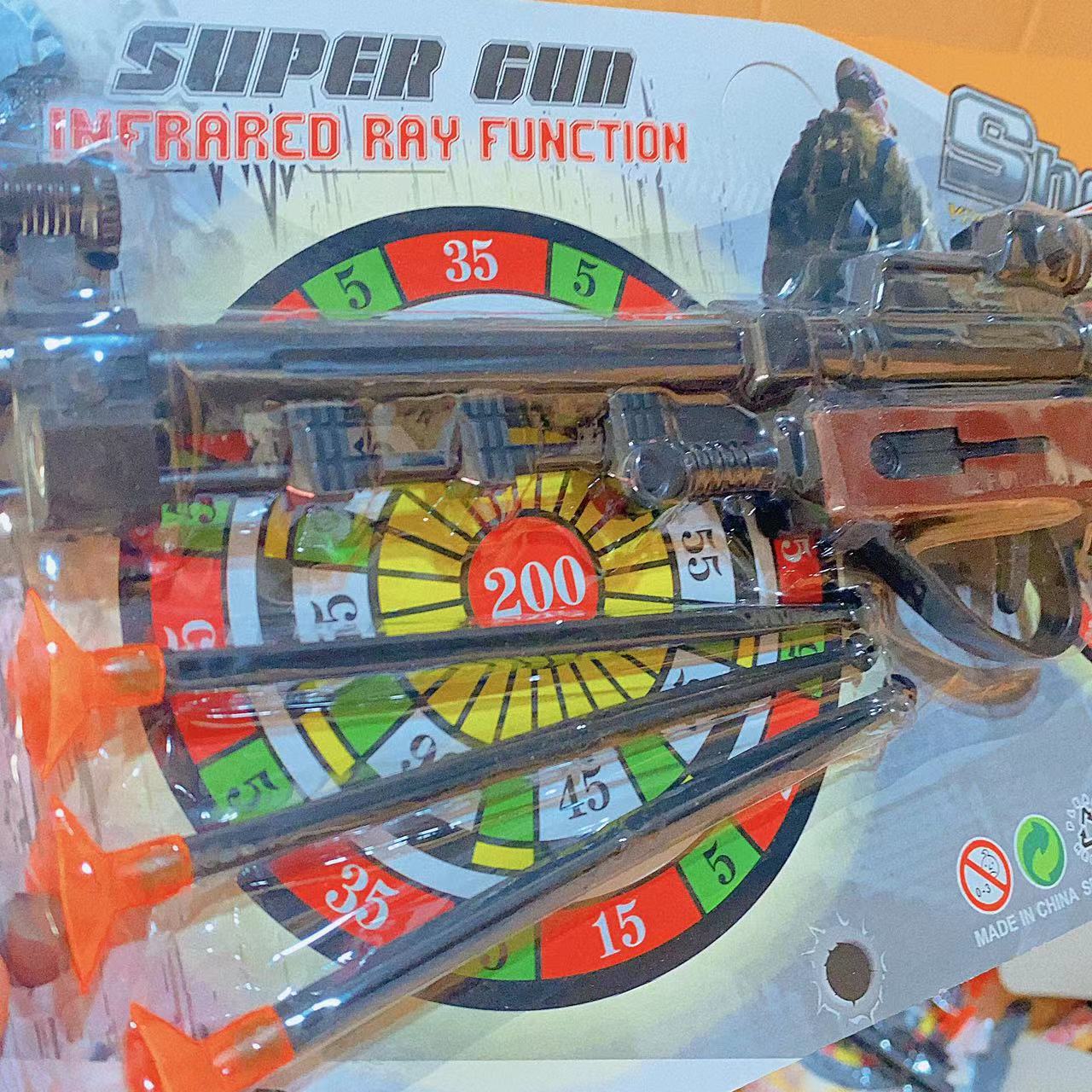 Pistola de juguete para niños 2 yuanes al por mayor de ventosa de plástico mixto de color pistola de bala blanda pistola de grandes almacenes de juguete pequeño