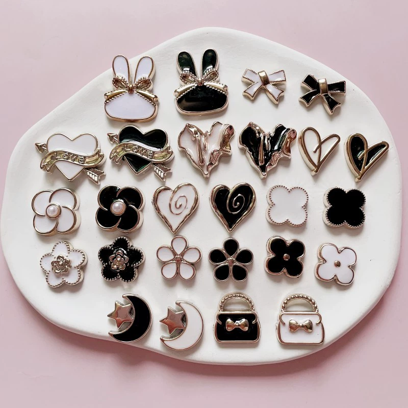 Классический маленький ароматный ветер diy ювелирные аксессуары Капельное масло кролик любовь цветок смолы патч мобильный телефон резиновый материал