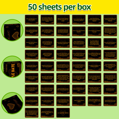 English Couple Conversation Interaction Cards: Romantic Love Gathering Game to Strengthen Bonds – New Married Couples' Dialogue Card Set