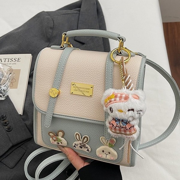 Premium Women's Backpack 2026 New Spring Edition - Academic Style Casual Fashion Niche School Bag For College Students & Commuting Shoulder Bag - Thumbnail 2