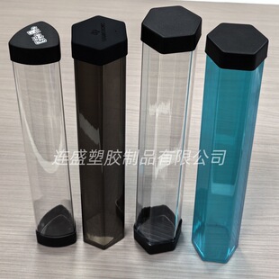 Hexagonal Plastic Tube Petg Transparent Square Tube Pet Plastic Barrel