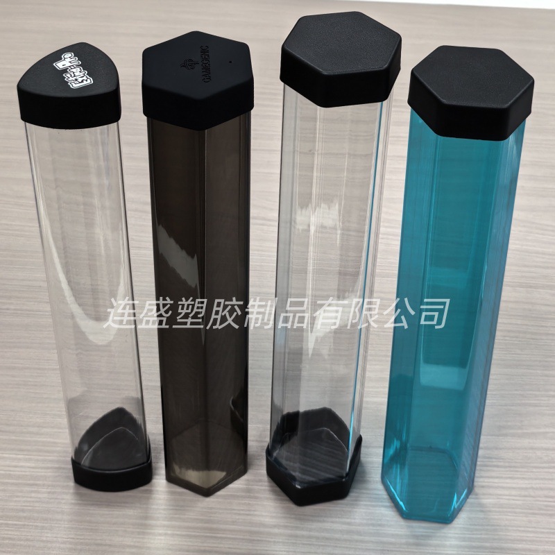 六边形筒 PET包装管 游戏垫包装筒 PETG透明桶