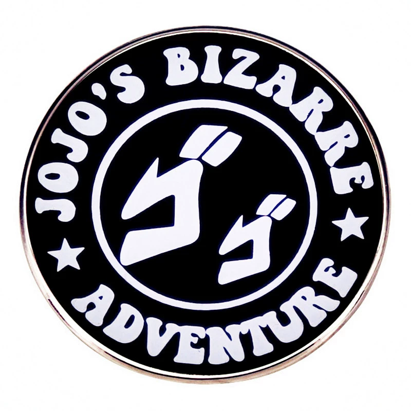 Замечательная приключенческая брошь JOJO, значок в стиле аниме, значок из металлического сплава, аксессуары