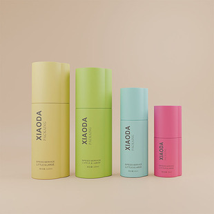 New Double Round Cover Bottle Set, Skin Care Product Packaging Material Pet Plastic, Essence Lotion Spray Bottle Customization