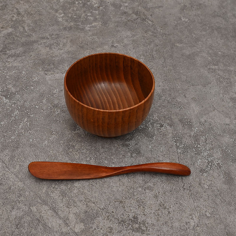 Cuchillo de mermelada de madera directo de fábrica Cuchillo de mantequilla chino Máscara de belleza Cuchillo espátula en stock Soporte al por mayor Letras