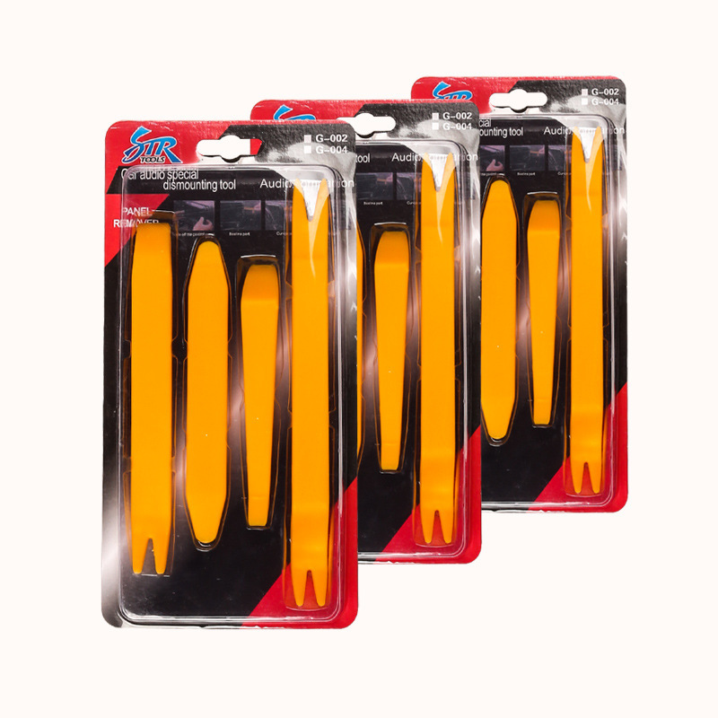 汽车音响拆装 隔音常备工具 内饰门板能拆卸工具 汽车音响4件套装