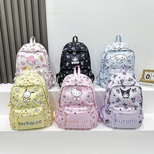 Рюкзак (Sanrio) мультяшный объёмный школьный рюкзак для подростков и школьников, с аксессуаром (опц.)