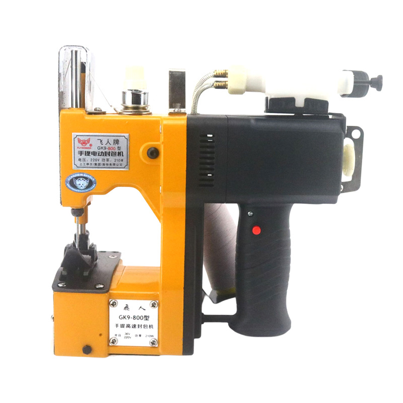 Máquina de costura de bolsas de enchufe automático portátil máquina de sellado de bolsas de tejido máquina de sellado de paquetes suministro de fábrica
