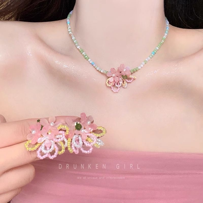 Oversized Enamel Flower Bracelet For Women 3d Floral Statement_voghion.com