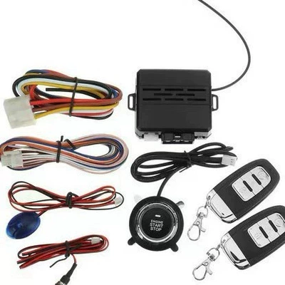 C3 Export Model: One-Touch Start + Remote Start + Remote Trunk Control + Anti-Theft + Mobile App Control Modification (Car anti-theft device) - style-1-english-version