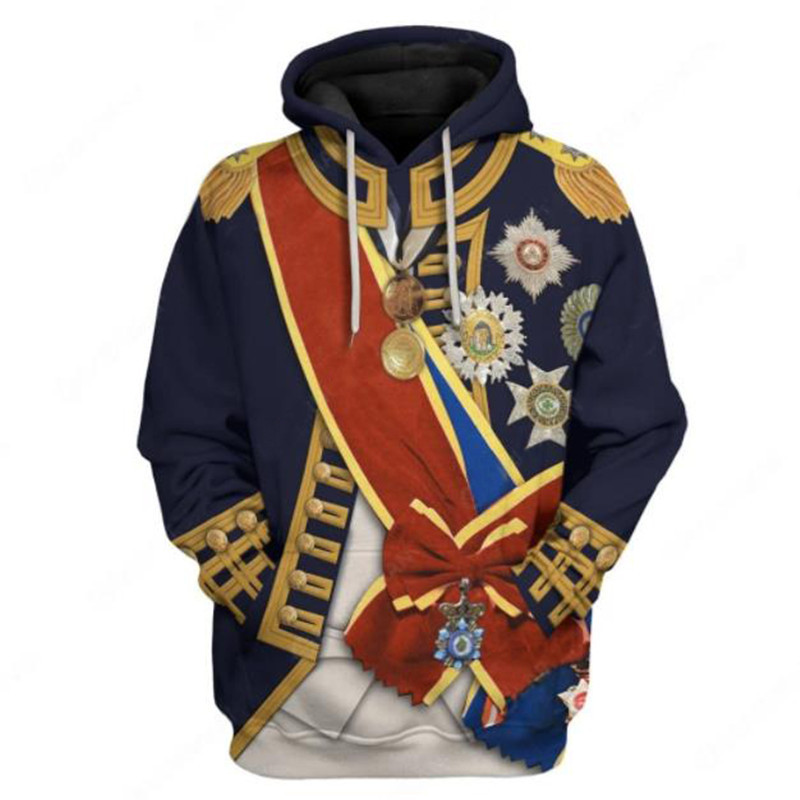 New popular in-stock item: Historical figure series cosplay fashion 3D digital print hoodie