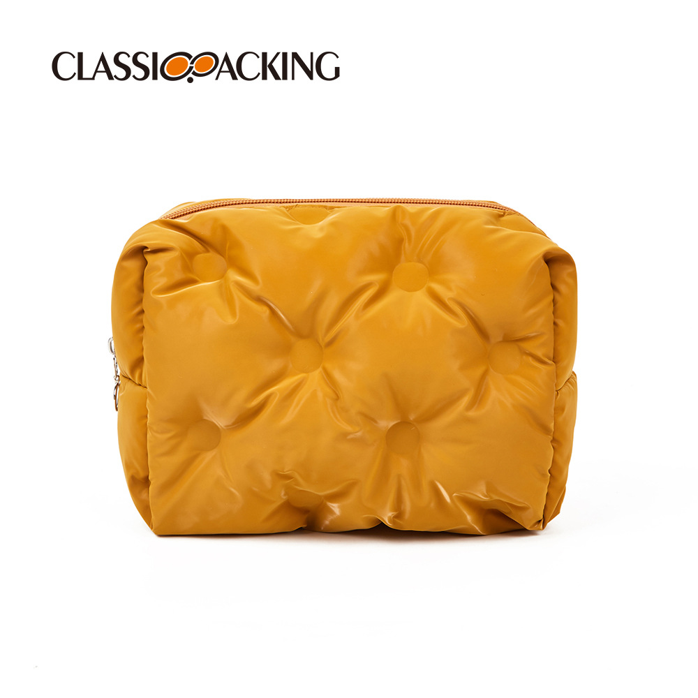 Bolsa de cosméticos simple al por mayor de fábrica Bolsa de almacenamiento de artículos de tocador Lingge de alta calidad Lavado portátil de viaje de gran capacidad