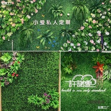 商假阳光房绿植背景墙皮草隔热植物墙花草室内外绿植装饰麦太保