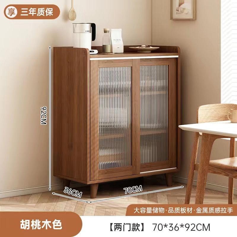 Gabinete de comedor japonés contra la pared de madera sólida sala de estar armario de té cocina armario de almacenamiento armario de cocina armario de almacenamiento armario de almacenamiento