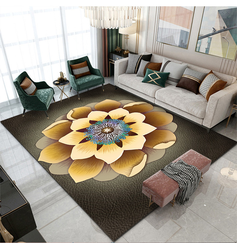 地毯,地垫,风景画地毯,客厅地毯,卧室地毯,跨境满铺地毯