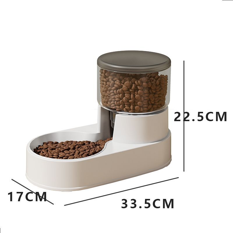 Perro Tazón perro tazón gato tazón de comida para gatos perro antidetonante doble tazón gato mediano y pequeño perro automático beber suministros para mascotas