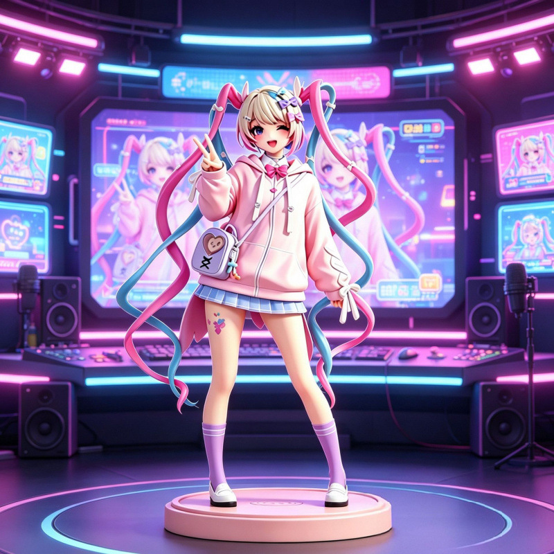 Anime-themed fashion figurines and models of beautiful female streamers, trendy toys, decorative items, and table scene gifts Anime-themed fashion figurines and models of beautiful female streamers, trendy toys, decorative items, and table scene gifts