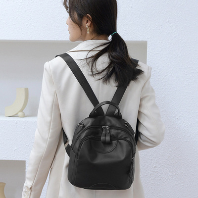 New 2021 Spring new pattern leisure time fashion oxford Backpack capacity travel Female bag Retro Backpack