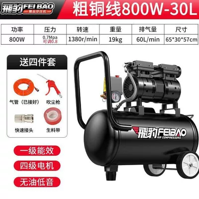 Air pump, air compressor, Hava kompressorları - yingxiao-full-copper-motor-800w-30l-comes-with-a-four-piece-set