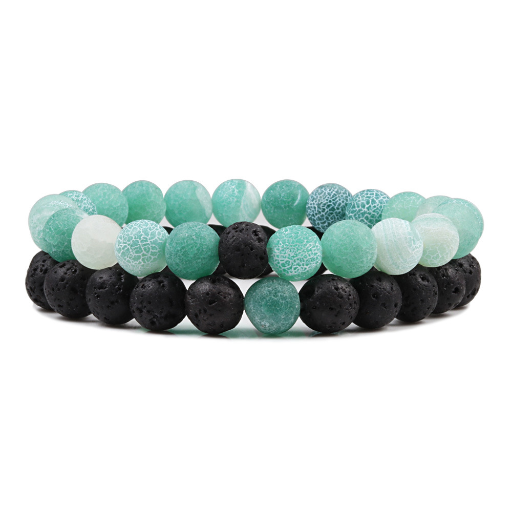 Unisex Gender Basic Classic Style Geometric Natural Stone Agate Bracelets