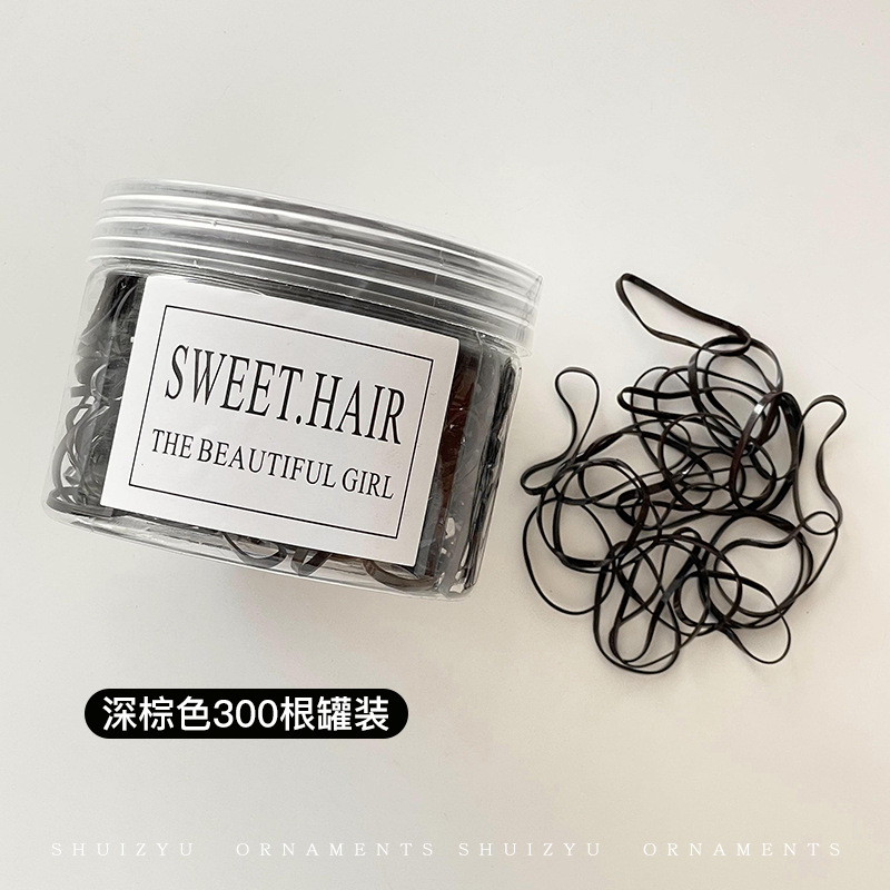 Banda de goma para niños, niñas, bebés, adornos de cabello para niños pequeños, anillo de cabello elástico, banda de goma desechable